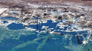 'Kayp ehir' sular ekilince ortaya kt