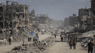 Atekesin ardndan Gazze... Soykrmc srail sokaklar harabeye evirdi