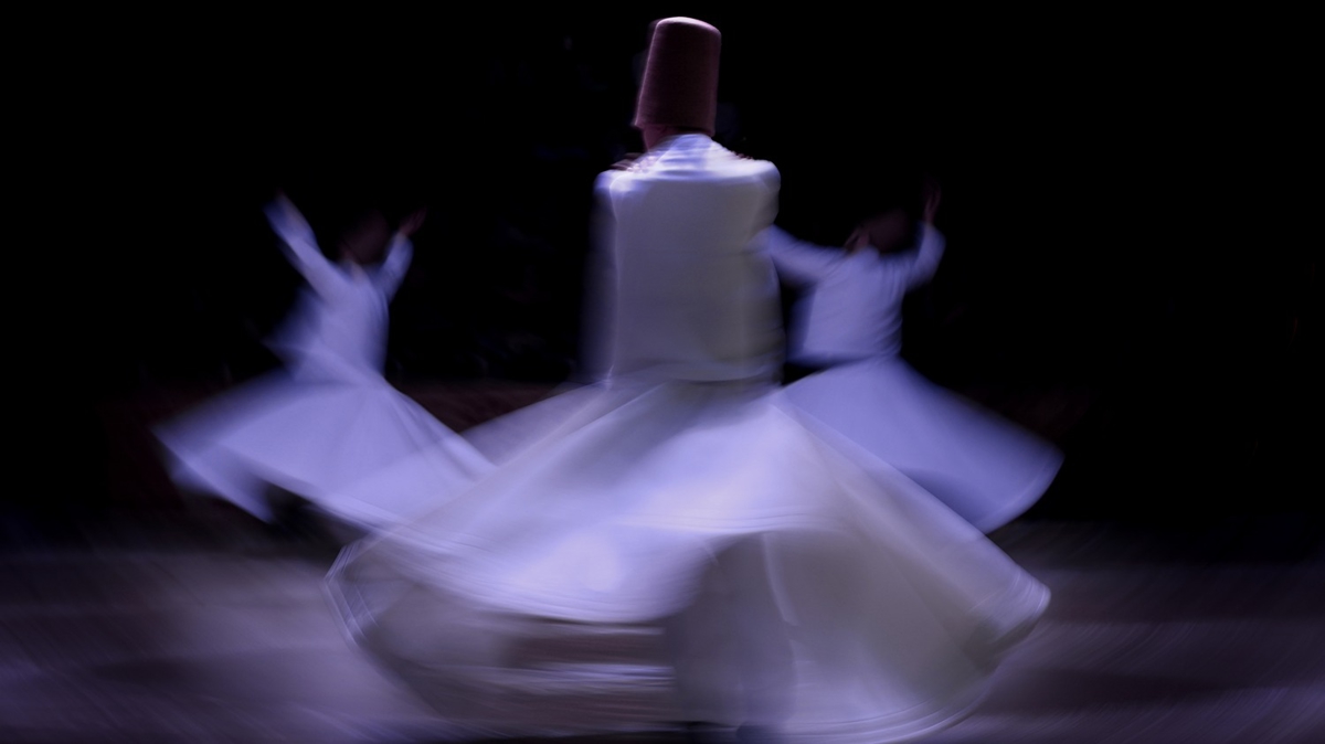 Konya'da manevi gece: Sema Ayin-i erifi Huzur Vakti temasyla yapld