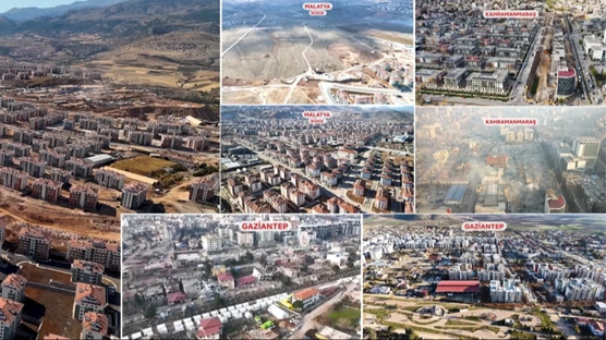 Depremin izleri siliniyor: Asr�n �n�as� foto�raflarla anlat�ld�... ��te �ncesi ve sonras�