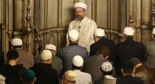 Afrikalı dini liderler Eyüpsultan Camisi'nde namaz kıldı