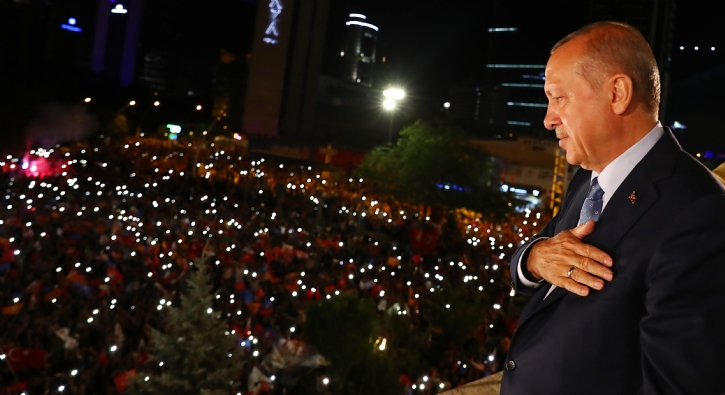 Cumhurbakan Erdoan balkon konumas yapt