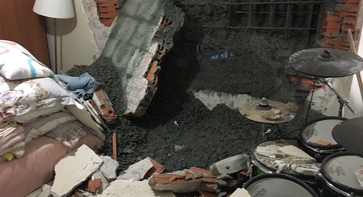 nl oyuncunun evi beton altnda kald 