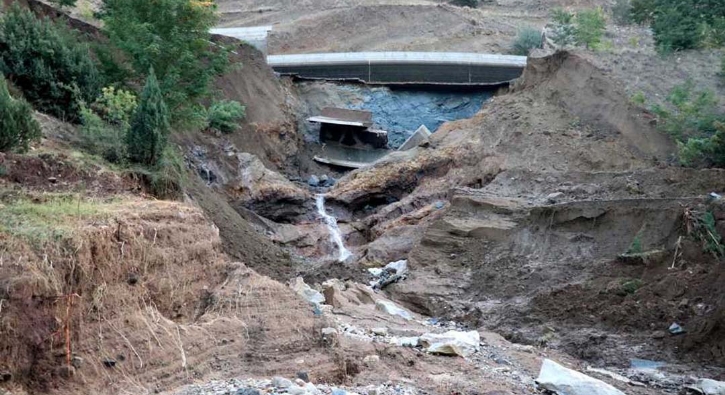 Sivas'ta HES kanal patlad: ok byk bir felaketi atlattk